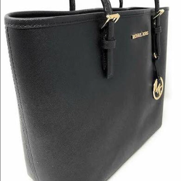 LIKE NEW Michael Kors Black Tote*like a Neverfull* - Picture 3 of 7